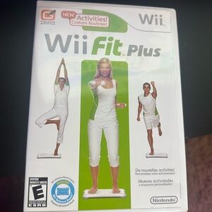 Wii Fit Plus Game - Game, Manual & Case. TESTED